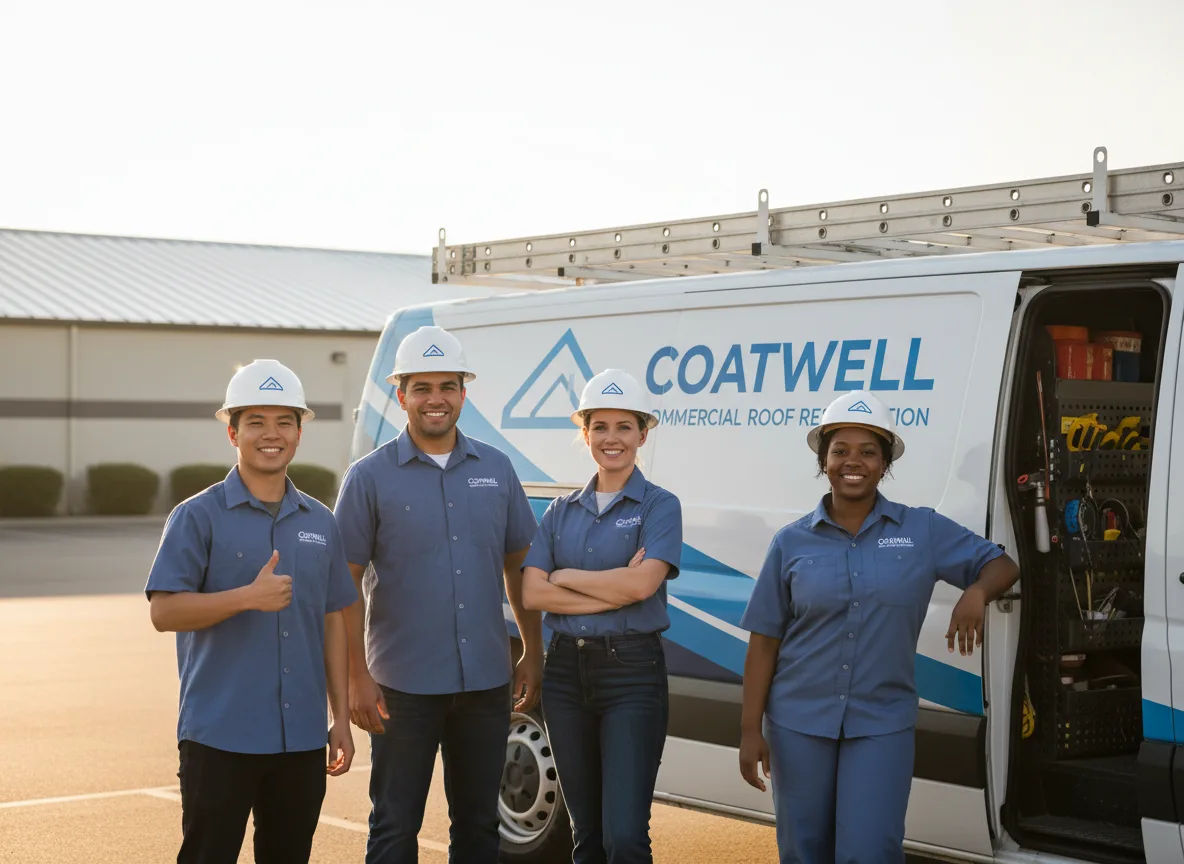 Commercial roof coating company in Schriever, LA